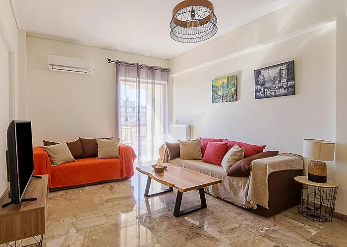 Two Bedroom Apartment In Chalandri With Balcony