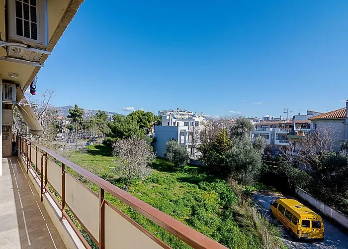 Two Bedroom Apartment In Chalandri With Balcony